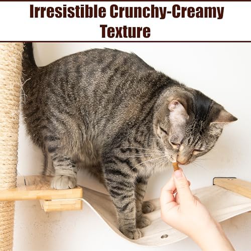 Fieldcrest Farms Nothin’ to Hide Collagen Cat Treats – Crunchy & Creamy Cat Snacks, High-Protein Healthy Treats for Skin, Coat & Joint Support, Tuna Flavor, 3 oz.
