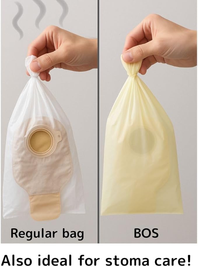 BOS Amazing Odor Sealing Cat Waste Bags - Durable and Unscented [Size: S, Color: light blue] (90 count, Pack of 1) (90 Bags)★May be too small to get a litter scoop inside!