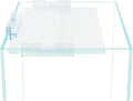 Cube Rimless Frameless Extra Clear All Glass Aquarium, 5mm Low Iron Glass, White Leveling Mat Included, w/Lids Options, Perfect for Fish & Shrimps