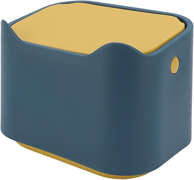 Jiawu Cat Litter Trash Can, Airtight Odor Control Press Seal Lid Cat Litter Disposal Bin, Compact Storage Container with Press Type Lid for Home Pet Waste Disposal