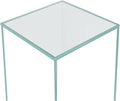Nano Tall Rimless Frameless Extra Clear Glass Aquarium, Low Iron Glass Tank, 5mm Glass, White Leveling Mat Included, w/Lids Options