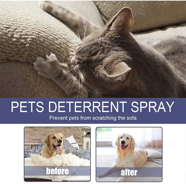Purrshield Anti Cat Scratch Spray, Purrshield Cat Deterrent, Indoor and Outdoor Fast Acting Anti Scratch Pet Spray, for Pet Behavior Training & Afurniture Protecting. (2PCS)