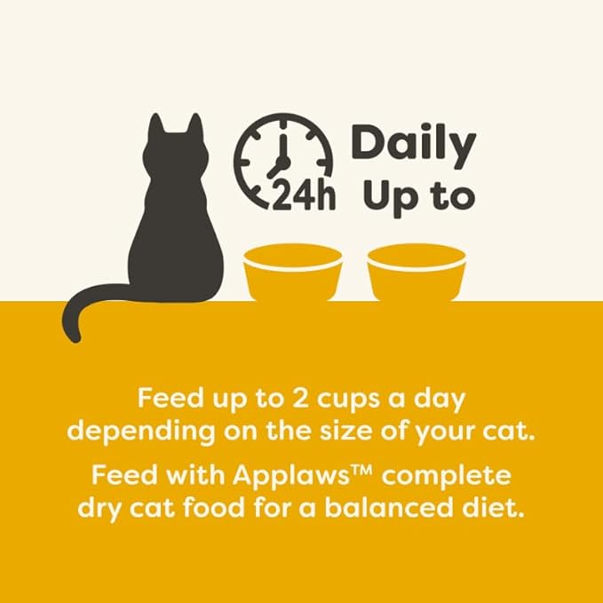 Applaws Natural Wet Cat Food in Broth, Limited and Natural Ingredients, High Protein with No Artificial Additives, Chicken Breast & Tuna in Broth (10 x 2.12 oz Easy-Open Cups)