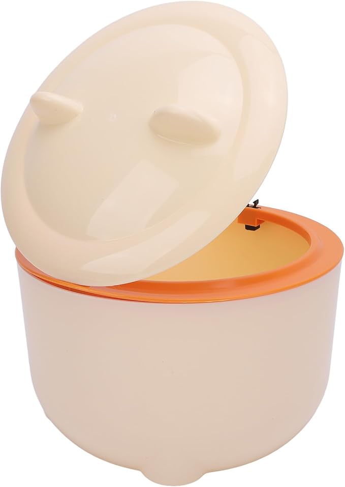 CHICIRIS Cat Litter Trash Can, Press Type Lid, High Strength PP Material, Multifunctional Garbage Bin for Cat Litter Disposal, Space Saving and Convenient Household Waste Trash Can