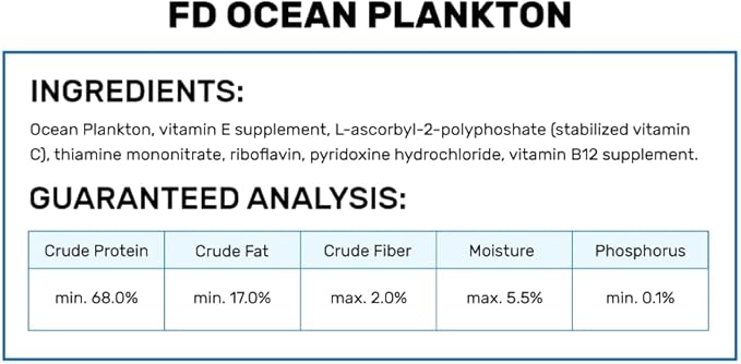 Hikari Bio-Pure Freeze Ocean Plankton for Pets, 0.42-Ounce