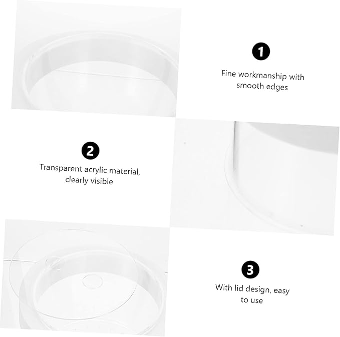 NOLITOY 2pcs Fish Box Floating Aquarium Breeding Box Transparent Fish Separator Cups for Fry Hatching and Home Aquariums