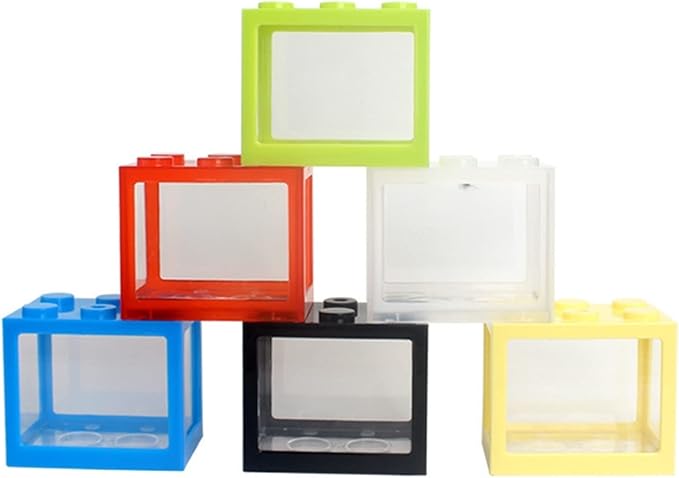 Fish Tabk Small Fish Tank Reptile Pet Superimposed Aquarium Creative Fish Tank Landscape Office Home Decoration Ecological Landscape Cool Fish Tank(Light Green)