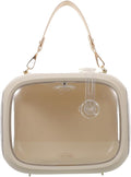 Yardwe Bird Travel Carrier: Clear Parakeet Travel Cage Bird Carrier Cage Feeder Food Container for Small Animals Cockatiels and Finches