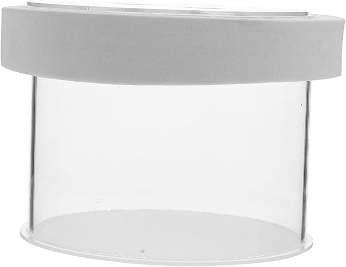 BESPORTBLE Floating Fish Isolation Box Durable Acrylic Aquarium Breeding Box for Fish Hatchery Easy to Clean and Use No Suction Cups Required Transparent Design for Observation