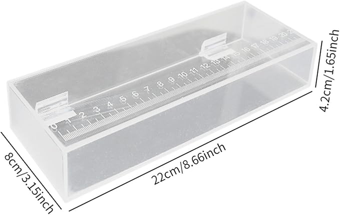 Fish Breeding Tanks Fish Isolation Box Acrylic Hatchery Incubator Portable Case Aquarium Fish Viewing Box Fishing Photo Box, 22x4.2x8cm