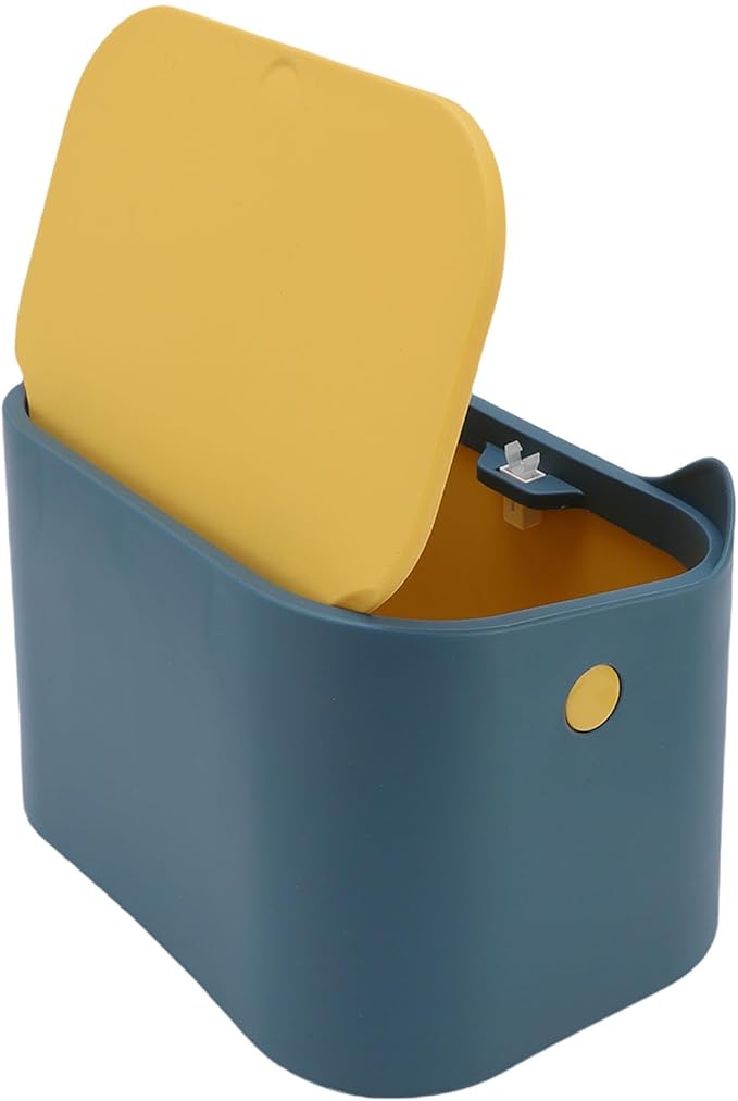 GOTOTOP Cat Litter Trash Can, Airtight Odor Control, Compact Waste Bin for Home and Litter Box 7.09x4.92x5.12in