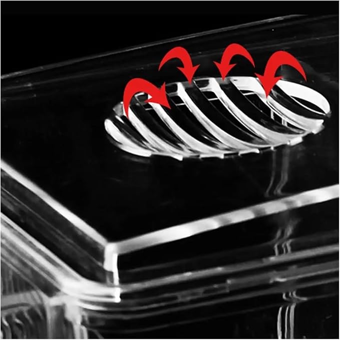 Self-Floating Aquarium Breeding Incubator Isolation Box – Double Layer 4 Rooms Transparent Acrylic Fish Hatchery Box for Fish Tank(4 Rooms)