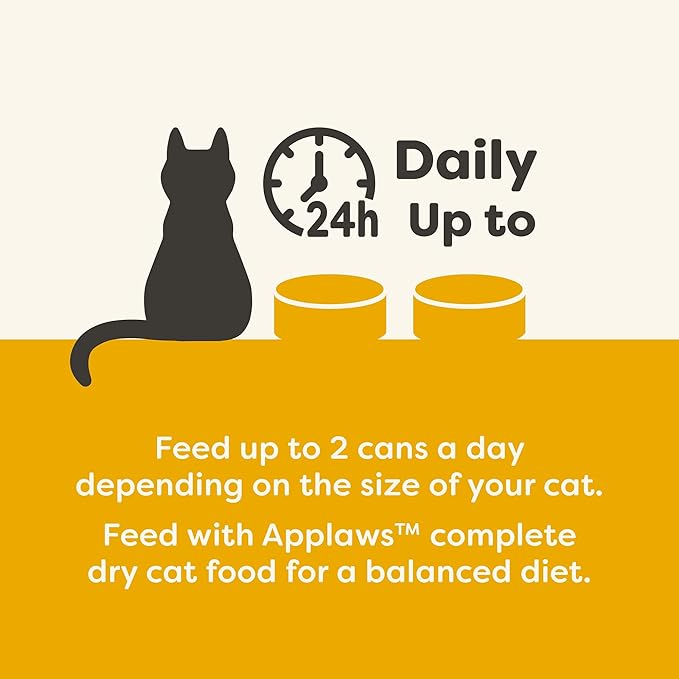 Applaws Natural Wet Canned Cat Food, Limited and Natural Ingredients, High Protein with No Artificial Additives, Chicken Selection Variety Pack in Broth (12 x 2.47oz Cans)