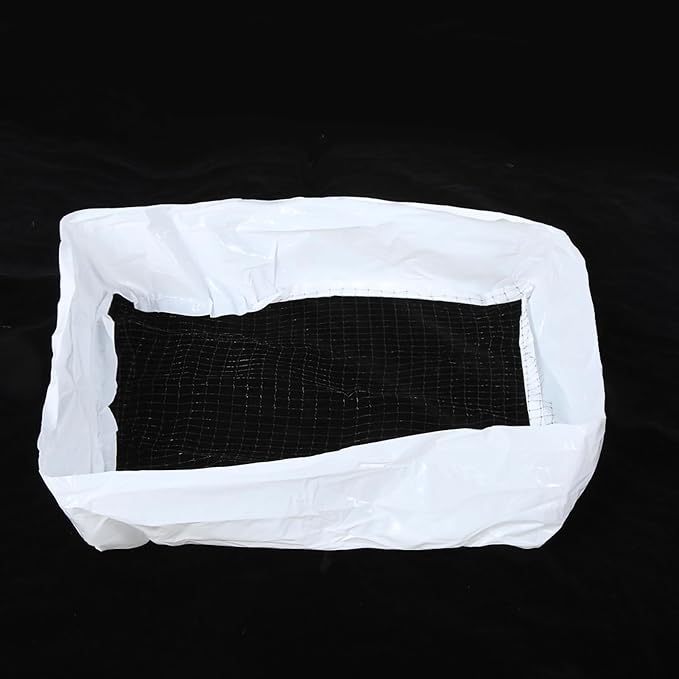 Cat Litter Scoop Bags, 20 Pack Nylon Filter Mesh for Sifting Waste, Reusable Deodorizing Cleaning Tool, 18x14 Inch Fine Grid for Cat Box
