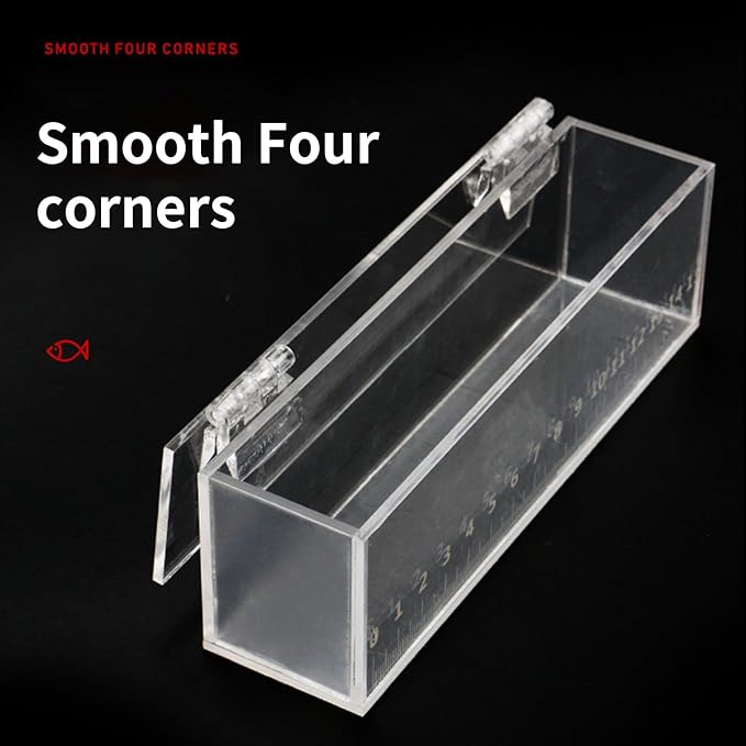Acrylic Fish Isolation Box for Small Breeding and Observing Clear Breeding Tanks for Home Use Professional Fish Research Tool