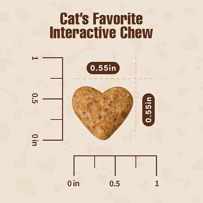 Get Naked Digestive Health Crunchy Cat Treats 2.5oz - Chicken Flavor, Grain-Free Cat Probiotics for Indoor Cats, Supports Healthy Digestion, Dental Health & Immunity, Made in The USA