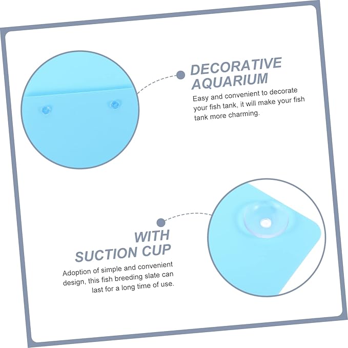 4pcs Fish Tank Breeding Plate with Cups Lightweight Breeding Pads for Safe Spawning of Fish and Shrimp Suitable for Fresh and Aquariums