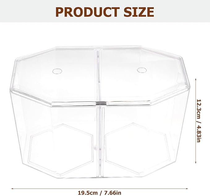BESPORTBLE Breeding Tank Aquarium Box with Dual-Compartment High Transparency Plastic Fish Isolation Hatchery Box for Betta Guppy Shrimp Quarantine and Incubation