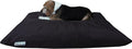 Dogbed4less Shredded Memory Foam Pillow Dog Bed with Waterproof Liner and Machine Washable Cover (After Dark Oxford, Medium 36"X29")
