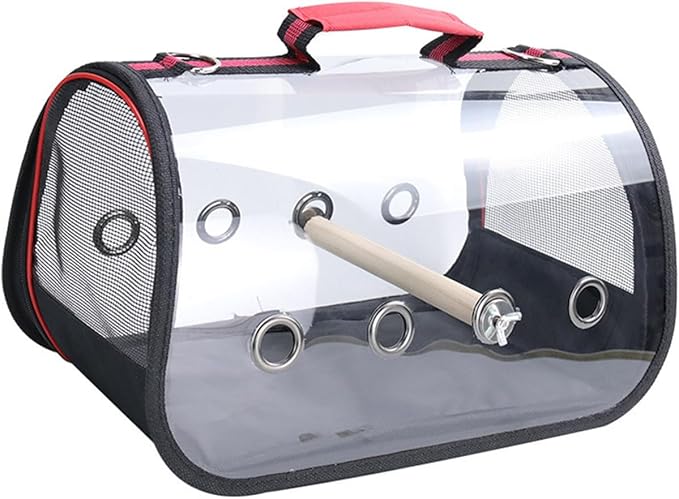 Bird Carrier Portable,Lightweight Breathable Parrot Outgoing Bags,Small Pet Carrier Bag with Shoulder Strap,Bird Rat Guinea Pig Squirrel Carrier_S
