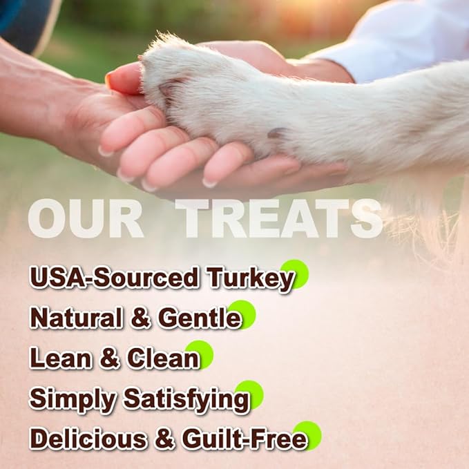 A Freschi srl Turkey Tendons for Dogs, USA-Sourced, Healthy Dog Treats, Rawhide-Free Puppy Chews, Long Lasting, All Natural, Hypoallergenic Dog Treats, Coil (S), 3 oz Pack