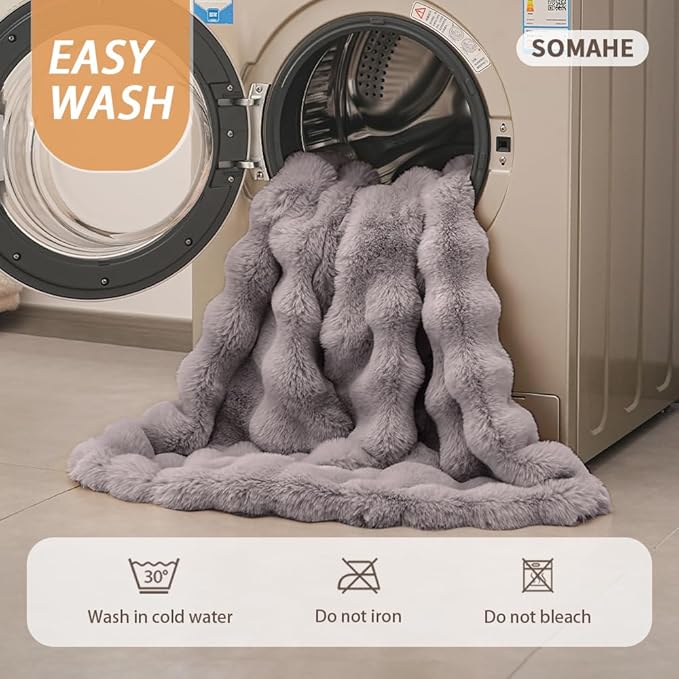 Self-Warming Cat Blanket, Dual-Side Plush Sherpa Throw with Anti-Static, Snuggle Mat for Kittens & Cats, Cozy Bed Topper for Windowsills & Couches, Machine Washable & Dryable, 21x18 Inch Gray