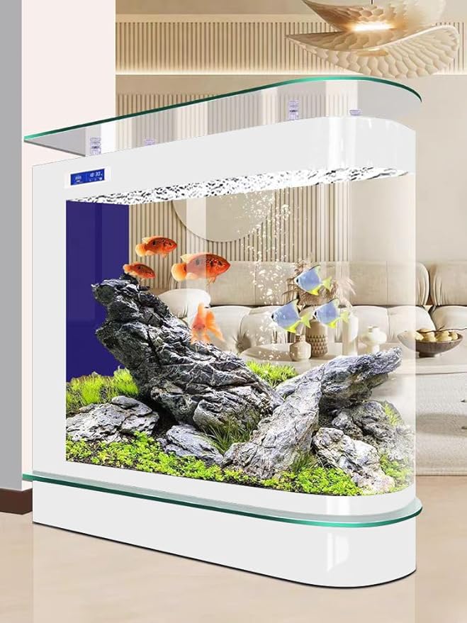 Aquarium 126 Gallon Large Fish Tank Kit, Includes LED Lighting and Accessories