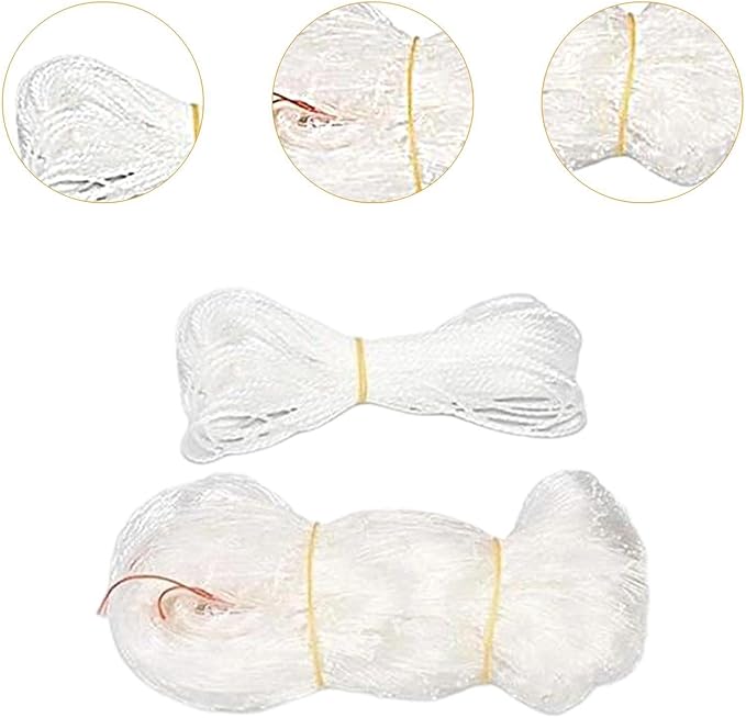 Cat Balcony Net Multifunction with Hook Nylon Reinforced Balcony Screen Pet Safety Net for Dorm Stair Stairs- 3x2m