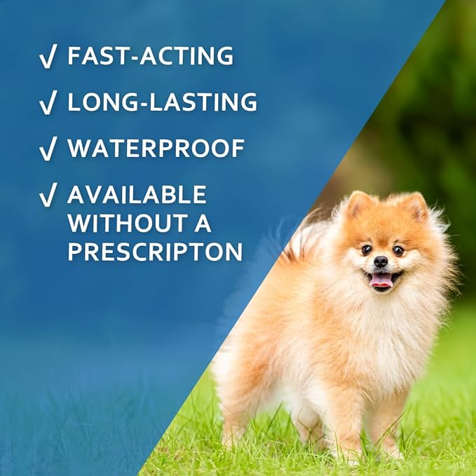 Sentry Fiproguard Plus for Dogs, Flea and Tick Prevention for Dogs (23-44 Pounds), Includes 6 Month Supply of Topical Flea Treatments