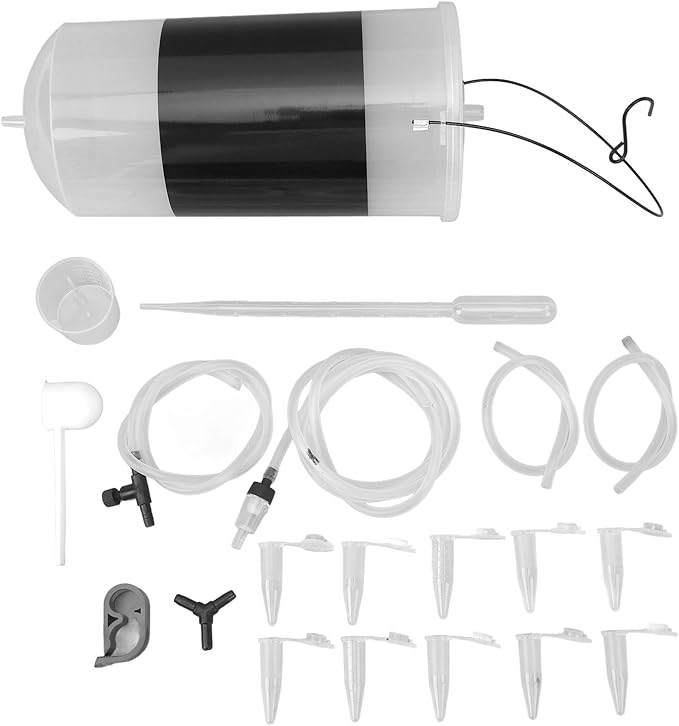 Pssopp Shrimp Hatchery Kit, Automatic DIY Aquarium Fish Hatch Tool with Regulating Valve for Hatching Shrimp