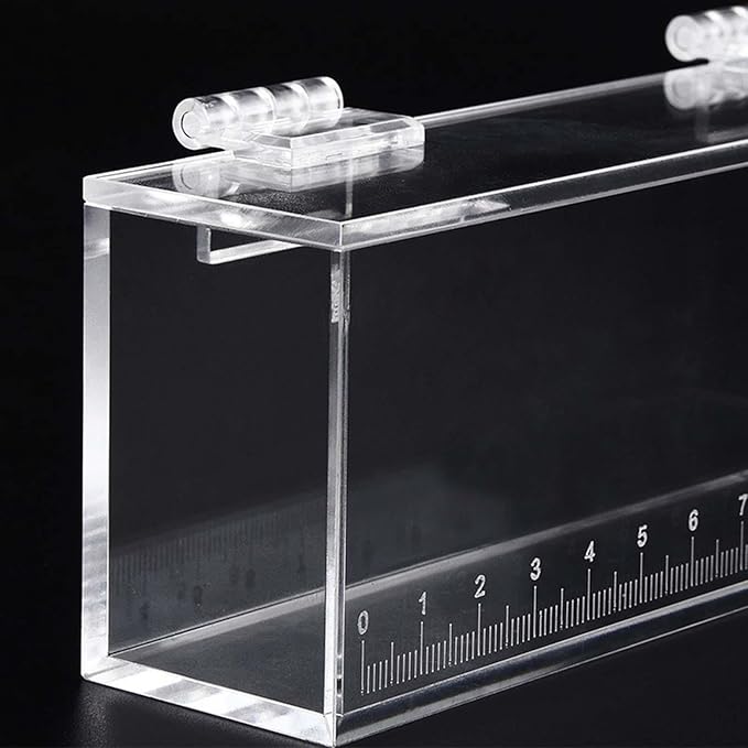 Fish Watching Box Fishing Photo Tank Hatchery Incubator Acrylic Portable Storage Box Fish Egg Breeding Case Isolation Breeder Box Photo Box, S