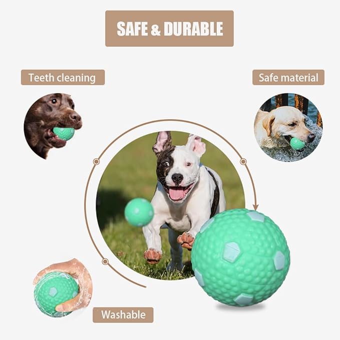 ptlsy Dog Ruber Balls 16 Pack Pet Mini Tennis Ball for Small Medium Dogs Fetching (2 inch)