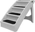 PetSafe CozyUp Folding Dog Stairs, Portable Indoor/Outdoor Pet Steps for Bed, Couch & Car, Grey, 20 Inch