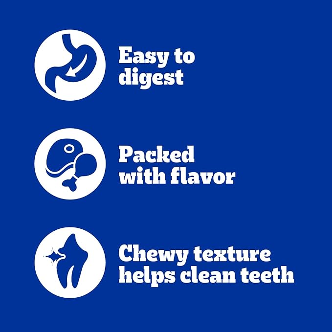 Pedigree Twisty Chews Medium/Large Long-Lasting Dog Treats Chicken & Beef Flavor, 9.17 oz. Pouch, 16 Count