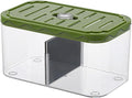 Small Fish Tank Aquarium Breeding Box Sturdy Acclimation Hatchery for Clownfish Bedroom, Green