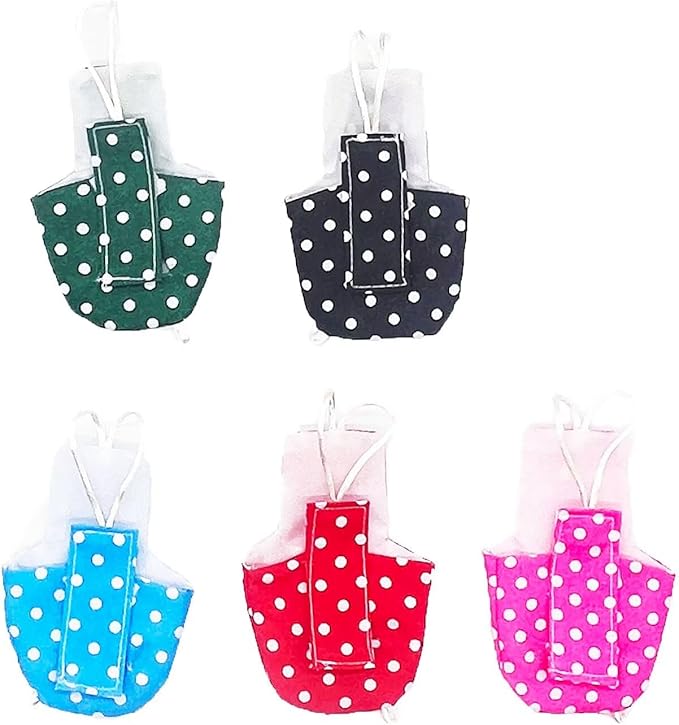 Dot Liners Washable Reusable Protective Bird Harness Bird Diaper Flight Suite Liners 5 PCS