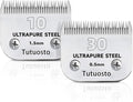 Clipper Blades Pet Grooming Clipper Replacement Blades Detachable Blade Compatible with andis/wahl/Oster Dog Clippers (10#&30#)