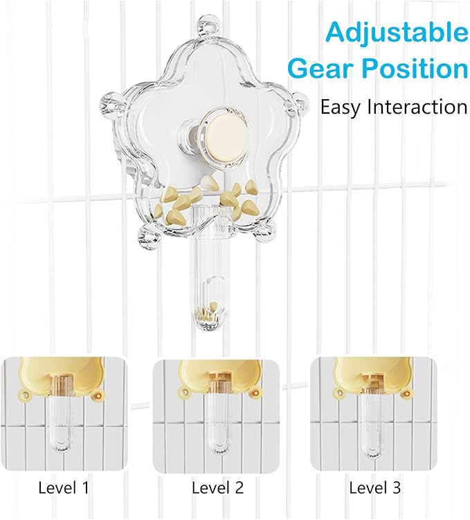 BNOSDM Bird Foraging Toys Cockatiel Foraging Wheel Parrot Cage Spinning Toys Parakeet Enrichment Puzzle Feeder Toy for Budgies Lovebirds Canaries (Green)