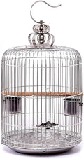 Aimery Bird Cage，Stainless Steel Birdcage，Small Bird cage，Bird Cages for Parrots，Travel Bird Cage，Bird Travel cage (Size : V36G)