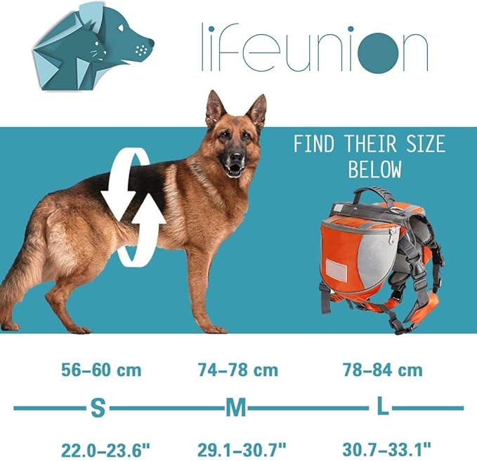 Polyester Dog Saddlebags Pack Hound Travel Camping Hiking Backpack Saddle Bag for Small Medium Large Dogs (Neon Green,L)