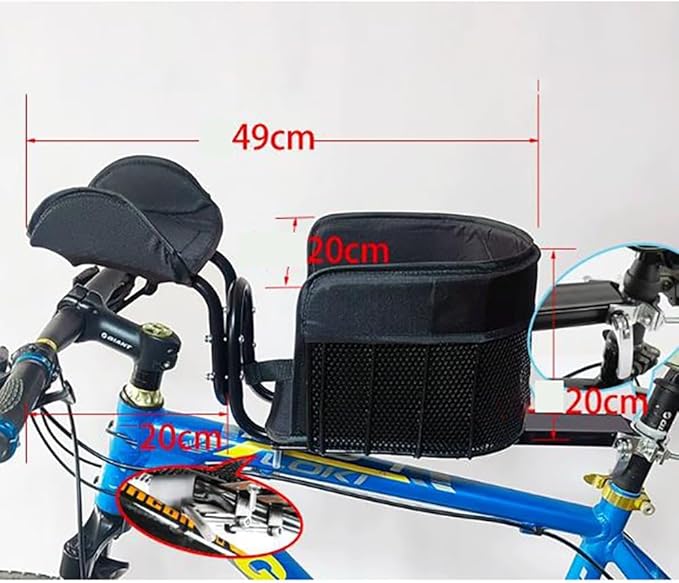Front Bike Dog Seat & Pet Basket – Quick Release, Secure Safety Straps, Breathable Mesh Sides & Thick Cushion, Fits Most Bicycles – Small Pet Carrier for Dogs/Cats