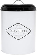 Amici Pet Buster All Natural Canister, Metal Storage Container with Handle Lid & Silicone Gasket Seal, Minimal Countertop Food Bin for Pantry, Pet Treats & Kitchen Dry Goods - 272 Oz (10.5"L x 14"H)