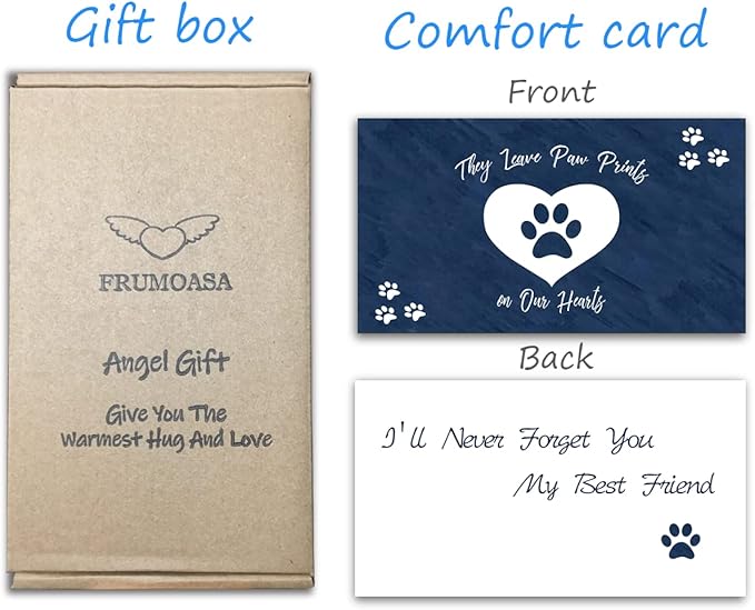 FRUMOASA Cat Memorial Gifts, Loss of Cat Sympathy Gifts for Cat Mom, Pet Cat Remembrance Gifts, Collectible Hand-Painted Cat Angel Figurine Statue for Cat Lovers in Memory of Passing Away Cat