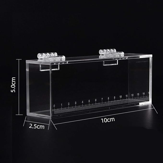 MagiDeal Fish Viewing Box, Fishing Hatching Incubator Acrylic Fish Egg Breeding Case Aquarium Fish Tank Isolation Box Isolation Breeder Box, S