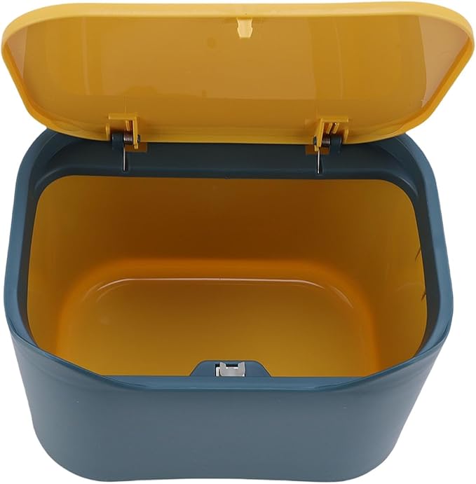 GOTOTOP Cat Litter Trash Can, Airtight Odor Control, Compact Waste Bin for Home and Litter Box 7.09x4.92x5.12in