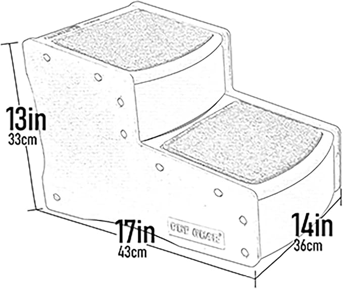 Easy Step II Pet Stairs, ChocolateE