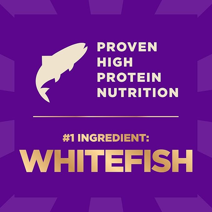 Wellness CORE+ Adult Dry Dog Food with Freeze Dried Pieces, Grain Free Kibble+, Natural, High Protein, Chicken Free, Whitefish, Herring, and Salmon Recipe, 10 lb Bag