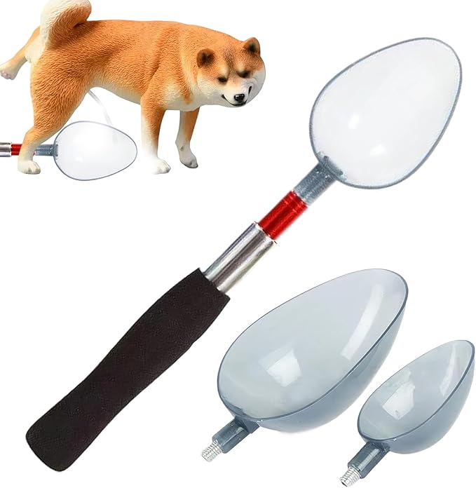 Dog Urine Collector – Puppy Pee Pickup, Telescopic Reusable Catcher | Handle Dog Toilet Tool, Indoor Outdoor Pet Hygiene Accessory For Small Medium Large Dogs