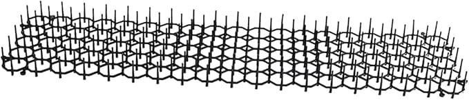 Cat Deterrent Mat with Spikes Anti Climbing Prickle Strips Animal Barrier for Garden Walls Outdoor 8.27x6.30 inch