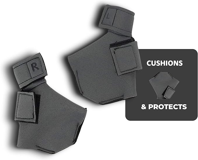 Duck Shoes for Injured Feet – Protective Neoprene Footwear for Ducks, Protective Shoes for Birds with Injured feet, Bumblefoot Relief - Medium, 3.5” Max. Inside Width - Gray